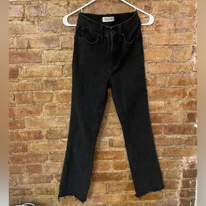 Madewell Black Denim Demi Cali Boot